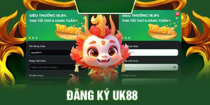 Chỉ có thể tạo tài khoản nhanh và dễ dàng tại nhà cái UK88 Chỉ có thể tạo tài khoản nhanh và dễ dàng tại nhà cái UK88